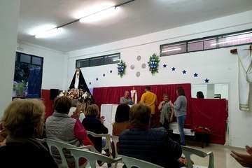 La Santa Cruz y la Virgen de la Paloma se encuentran en El Calero (Foto TA)